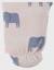 Pyjama en velours imprimé éléphant bali Beige 5 - vertbaudet enfant 