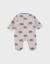 Pyjama en velours imprimé éléphant bali Beige 4 - vertbaudet enfant 