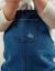 Ensemble salopette denim et t-shirt manches longues imprimé Ecru 4 - vertbaudet enfant 