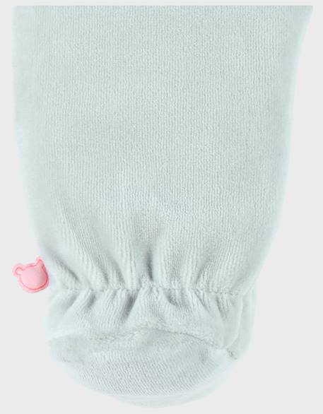 Pyjama bébé velours Bleu 6 - vertbaudet enfant 