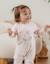 Pyjama bébé en velours avec broderie lapin Rose 2 - vertbaudet enfant 