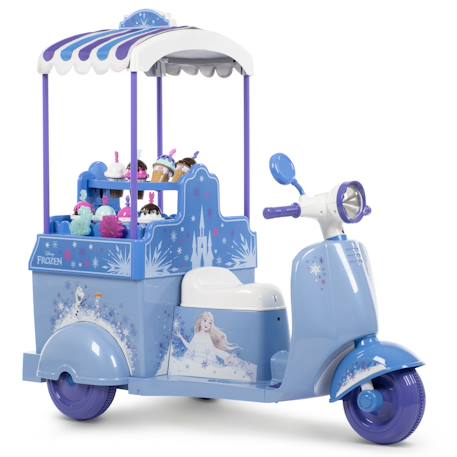 Véhicule électrique disney frozen - la reine des neiges camion de glaces Violet 1 - vertbaudet enfant 
