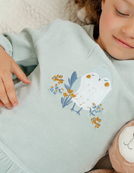 Pyjama en velours Bleu 2 - vertbaudet enfant 