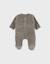 Pyjama bébé en velours  brodé zèbre Vert 5 - vertbaudet enfant 