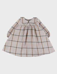 Bébé-Robe, jupe-Robe en coton à carreaux