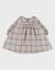 Robe en coton à carreaux Beige 1 - vertbaudet enfant 