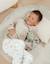 Pyjama 2 pièces en velours avec broderie lapin Beige 2 - vertbaudet enfant 