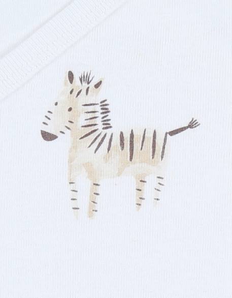 Lot de 2 bodies croisés en coton Beige 3 - vertbaudet enfant 