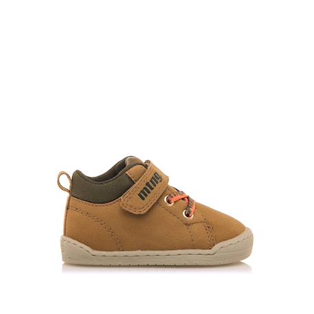 Sneakers garçon synthétique lacets- fermeture adhésive barefoot Brown 1 - vertbaudet enfant 