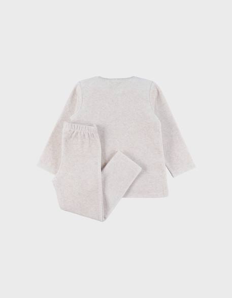 Pyjama 2 pièces en velours Beige 5 - vertbaudet enfant 