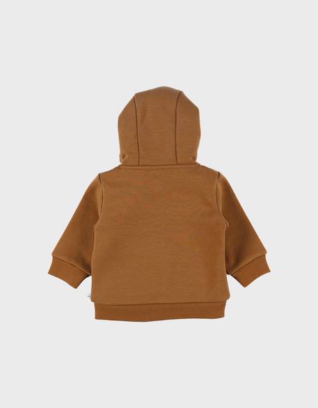 Veste sweat à capuche en sweatoloudoux® Marron 2 - vertbaudet enfant 