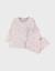 Pyjama 2 pièces en velours à motif floral et lapin Rose 1 - vertbaudet enfant 