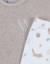 Pyjama 2 pièces en velours avec broderie lapin Beige 4 - vertbaudet enfant 