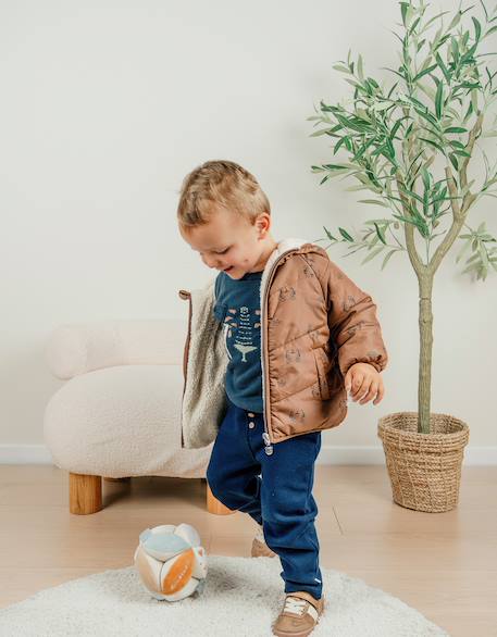 Veste déperlante en groloudoux® et sherpa Marron 3 - vertbaudet enfant 