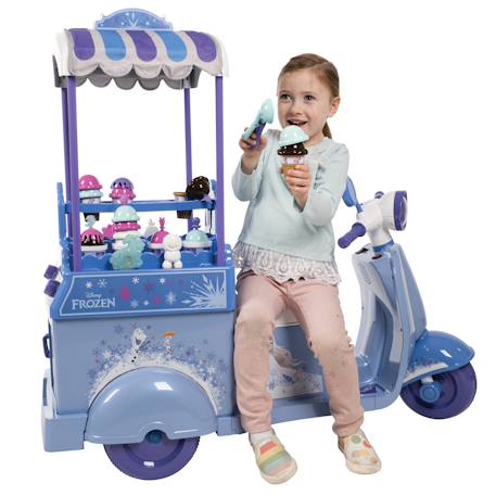 Véhicule électrique disney frozen - la reine des neiges camion de glaces Violet 5 - vertbaudet enfant 