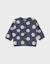 Cardigan en tricot à fleurs es Bleu 1 - vertbaudet enfant 