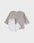 Pyjama 2 pièces en velours avec broderie lapin Beige 3 - vertbaudet enfant 