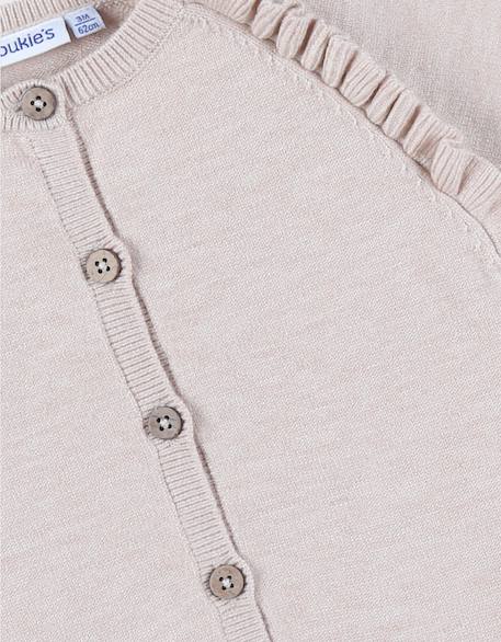 Cardigan en tricot Beige 4 - vertbaudet enfant 