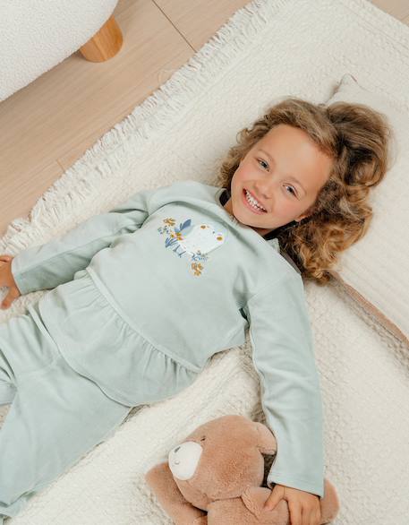Pyjama en velours Bleu 3 - vertbaudet enfant 