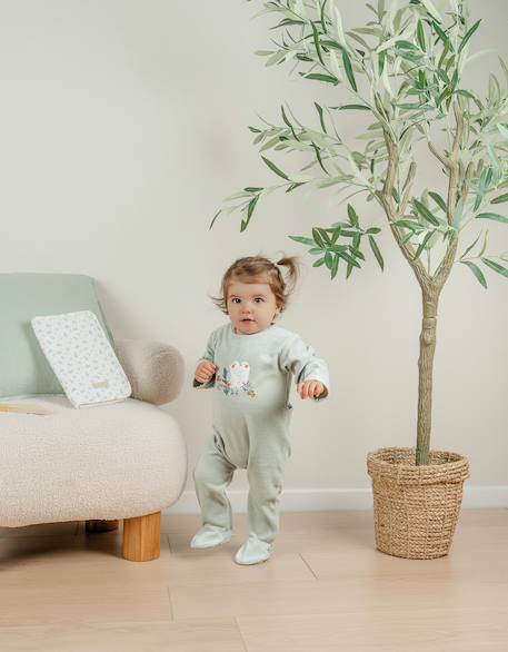 Pyjama bébé velours Bleu 3 - vertbaudet enfant 