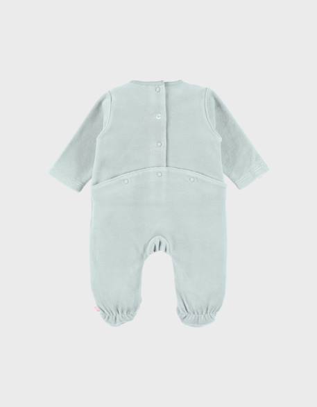 Pyjama bébé velours Bleu 4 - vertbaudet enfant 
