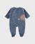 Pyjama bébé en velours avec broderie éléphant Bleu 1 - vertbaudet enfant 