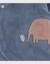 Pyjama bébé en velours avec broderie éléphant Bleu 5 - vertbaudet enfant 