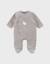 Pyjama bébé en velours avec broderie phoque Beige 1 - vertbaudet enfant 