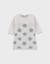 Robe en tricot  avec motif floral Beige 1 - vertbaudet enfant 