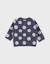 Cardigan en tricot à fleurs es Bleu 4 - vertbaudet enfant 