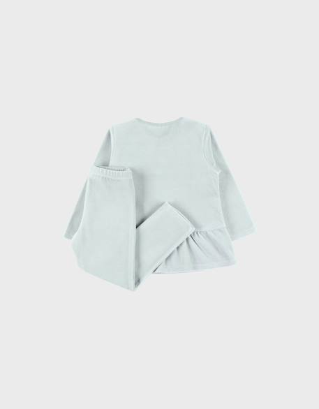 Pyjama en velours Bleu 4 - vertbaudet enfant 
