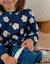 Cardigan en tricot à fleurs es Bleu 3 - vertbaudet enfant 