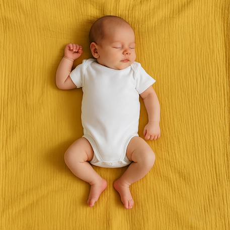 Maxi lange en coton bio Blanc+Fraise+Honey+Rose+Vert 16 - vertbaudet enfant 
