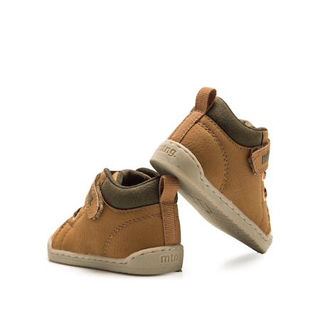 Sneakers garçon synthétique lacets- fermeture adhésive barefoot Brown 3 - vertbaudet enfant 
