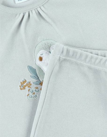 Pyjama en velours Bleu 5 - vertbaudet enfant 