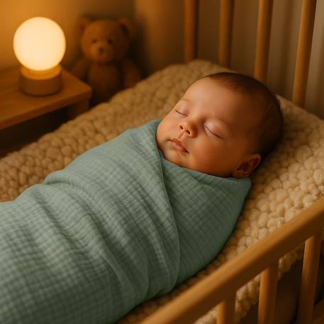 Maxi lange en coton bio Blanc+Fraise+Honey+Rose+Vert 28 - vertbaudet enfant 