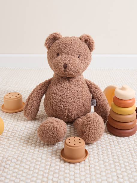 Peluche ours mika en bouclé - 37 cm Ourson mika 2 - vertbaudet enfant 