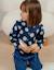 Cardigan en tricot à fleurs es Bleu 2 - vertbaudet enfant 