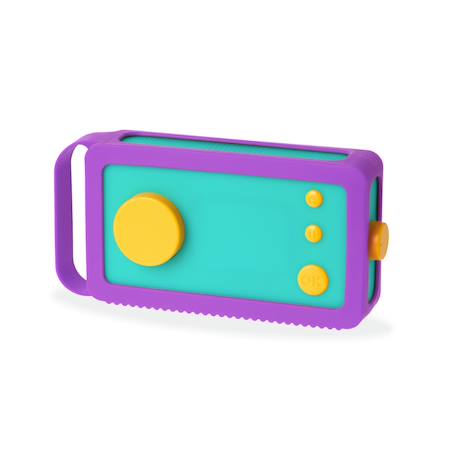 Coque pour Ma Fabrique à Histoires protection officielle en silicone Bleu+Orange+Violet 13 - vertbaudet enfant 