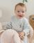 Lot de 2 dors-bien en velours brodé lapin Blanc 3 - vertbaudet enfant 