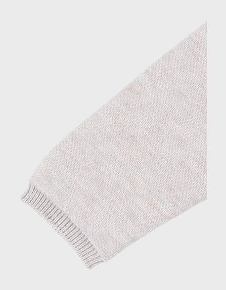 Robe en tricot  avec motif floral Beige 4 - vertbaudet enfant 