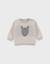 Pull en tricot avec motif zèbre Beige 1 - vertbaudet enfant 