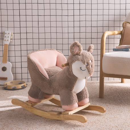 Fauteuil faon à bascule pour enfant Taupe 1 - vertbaudet enfant 