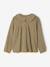 T-shirt blouse en broderie anglaise fille manches longues écru+marine+olive 7 - vertbaudet enfant 