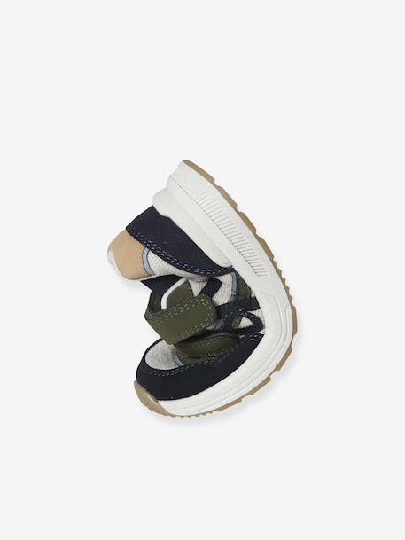 Baskets enfant garçon synthétique à scratchs lot bleu+marine 15 - vertbaudet enfant 