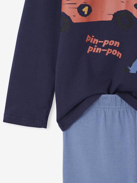 Lot de 2 pyjamas garçon imprimés véhicules bleu nuit 7 - vertbaudet enfant 
