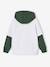 Sweat garçon sport doubles manches motif ballon en relief blanc chiné+vert sapin 7 - vertbaudet enfant 