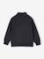Sweat col camionneur sport garçon motif basket sur manche anthracite+noisette 2 - vertbaudet enfant 