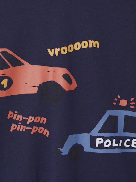 Lot de 2 pyjamas garçon imprimés véhicules bleu nuit 6 - vertbaudet enfant 
