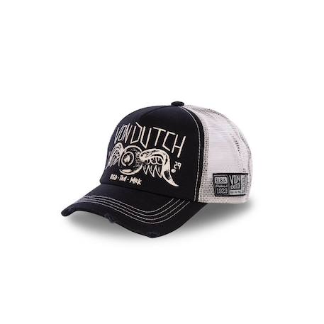 Casquette trucker avec filet  crew Noir 1 - vertbaudet enfant 